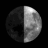 Waning Crescent, Moon at 23 days in cycle