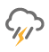 Chance thunderstorms Chance thunderstorms